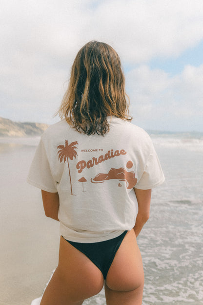 THROWBACK WELCOME TO PARADISE TEE